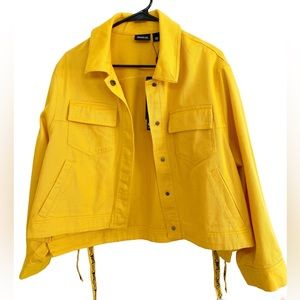 Yellow Jeans Jacket Material from a Dutch Brand “ONLY”. M33